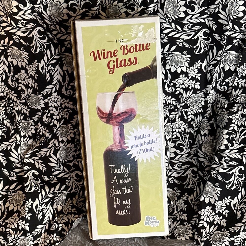 The Wine Bottle Glass - Holds a Whole Bottle (750ml) - New